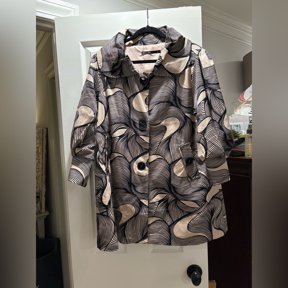 Chic Black and Cream Women's jacket